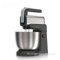 Edelstahl-Eierschläger, elektrischer Handmixer, 3,5 l, 5-Gang-Turbo, mit Rührschüssel